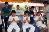 In Thai Theravada Buddhism young men are usually expected to ordain into the monkhood at some point in their life. Ordination into the Buddhist monkhood has never implied a lifetime commitment and most men usually only spend a short time in the temple.<br/><br/>

Entering the monkhood, even for a short time, is believed to bring great merit to the ordained as well as his parents.