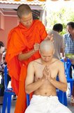 In Thai Theravada Buddhism young men are usually expected to ordain into the monkhood at some point in their life. Ordination into the Buddhist monkhood has never implied a lifetime commitment and most men usually only spend a short time in the temple.<br/><br/>

Entering the monkhood, even for a short time, is believed to bring great merit to the ordained as well as his parents.